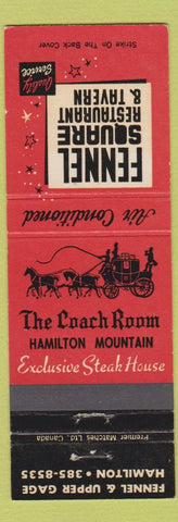 Matchbook Cover - Fennel Square Restaurant Tavern Hamilton ON