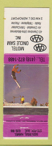 Matchbook Cover - Motel Oncle Sam Ste Foy QC WORN