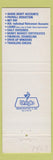 Matchbook Cover - Notre Dame Credit Union Notre Dame IN