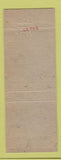 Matchbook Cover - Coulson Hotels Alexandra Ottawa ON Sudbury WORN