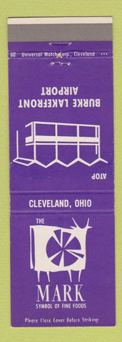 Matchbook Cover - Mark Foods Burke Lakefront Airport Cleveland OH