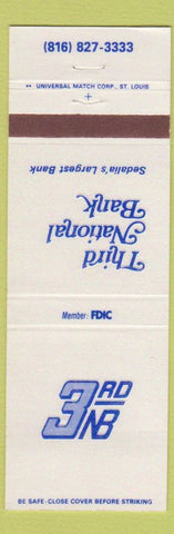 Matchbook Cover - Third National Bank Sedalia MO