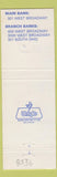 Matchbook Cover - Third National Bank Sedalia MO