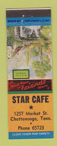 Matchbook Cover - Star Cafe Chattanooga TN Old Mill Stream