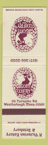 Matchbook Cover - Tom Foolery's Westborough MA