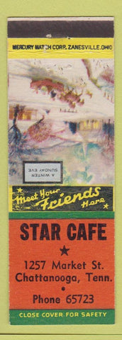 Matchbook Cover - Star Cafe Chattanooga TN Winter Sunday