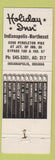Matchbook Cover - Holiday Inn Holidex Indianapolis IN