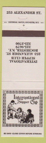 Matchbook Cover - International Supper Club Rochester NY WEAR