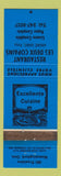 Matchbook Cover - Restaurant Les Deux Copains Hemmingford QC WEAR