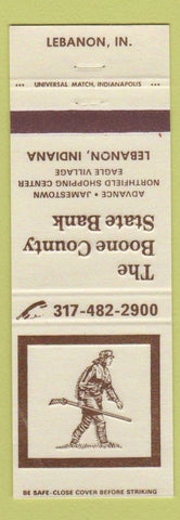 Matchbook Cover - Boone County State Bank Lebanon IN