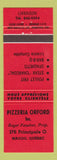 Matchbook Cover - Pizza Orford Magog QC red