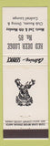 Matchbook Cover - Red Deer AB Lodge WEAR