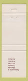 Matchbook Cover - Murray's Montreal QC Toronto Ottawa Sudbury ON Halifax NS