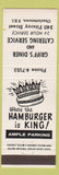 Matchbook Cover - Griff's Diner Hamburgers Charlottetown PE
