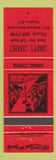 Matchbook Cover - Sandy's Cabaret Creston BC red girlie