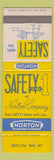 Matchbook Cover - Norton In the Picture Safety