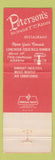 Matchbook Cover - Peterson's Sunset Cabin Lakewood NJ WORN