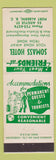 Matchbook Cover - Somass Hotel Port Alberni BC