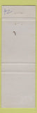 Matchbook Cover - Hotel Le Manoir Motel Riviere Du Loup QC