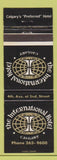 Matchbook Cover - International Hotel Calgary AB