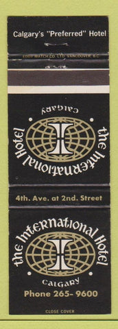 Matchbook Cover - International Hotel Calgary AB