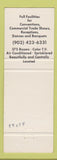 Matchbook Cover - Lord Nelson Halifax NS hotel