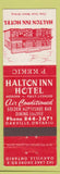 Matchbook Cover - Halton Inn Hotel Oakville ON