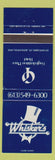 Matchbook Cover - Whisker's Confederation Place Hotel Kingston ON