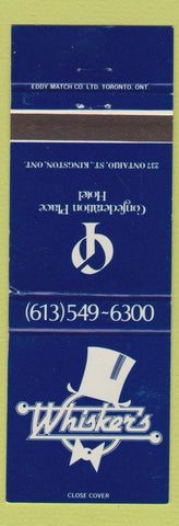 Matchbook Cover - Whisker's Confederation Place Hotel Kingston ON