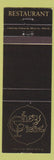 Matchbook Cover - Chez Pierre Restaurant Victoria BC