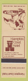 Matchbook Cover - Hampton Court Hotel Toronto ON