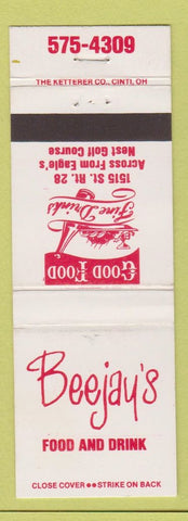Matchbook Cover - Beejay's Restaurant Loveland OH WEAR