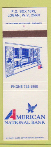 Matchbook Cover - American National Bank Logan WV