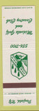 Matchbook Cover - Midvale Golf Country Club Penfield NY