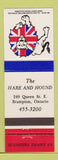 Matchbook Cover - Hare and Hound Brampton ON