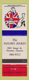 Matchbook Cover - Sailor's Dickey Toronto ON