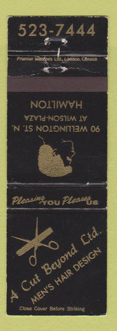 Matchbook Cover - Cut Beyond Men's Hair Salon Hamilton ON WEAR