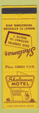 Matchbook Cover - Shalamar Motel Youngstown OH