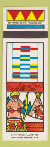 Matchbook Cover - Cridu Nord Northern Cree Native Indian Canada