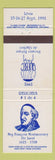Matchbook Cover - Mrg Francois Montmorency Levis QC