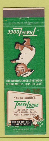 Matchbook Cover - Travel Lodge Santa Monica CA