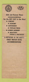 Matchbook Cover - Travel Lodge San Bernardino CA