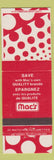 Matchbook Cover - Mac's Grocery Canada red