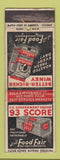 Matchbook Cover - Food Fair Lady Fair Coffee Butter WEAR