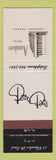 Matchbook Cover - Anndore Hotel Toronto ON