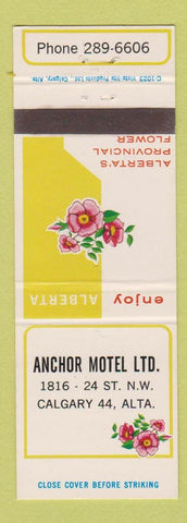 Matchbook Cover - Anchor Motel Calgary AB