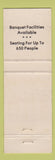 Matchbook Cover - Spoto's Stockyard Inn Seminole FL BBQ