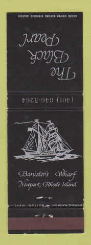 Matchbook Cover - The Black Pearl Banister's Wharf Newport RI WEAR