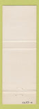 Matchbook Cover - Westerner Family Restaurant Fort MacLeod AB
