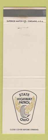 Matchbook Cover - Ohio State Highway Patrol OH